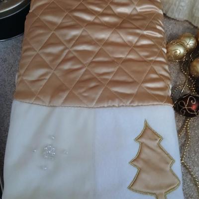 Faux Christmas tree with Christmas Decorations