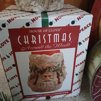 Faux Christmas tree with Christmas Decorations
