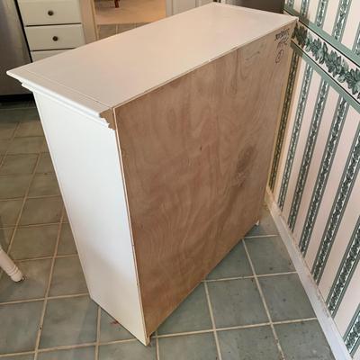 Short White Shelving Unit (K-HS)