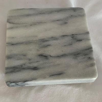 Marble Paper Towel Holder, Mortar & Pestle, and Trivet (K-HS)