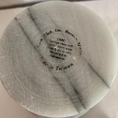 Marble Paper Towel Holder, Mortar & Pestle, and Trivet (K-HS)