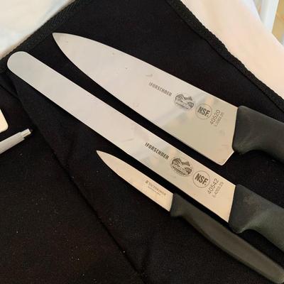 Forschner Victorinox & Messermeister Knives in Fabric Case & More (K-HS)