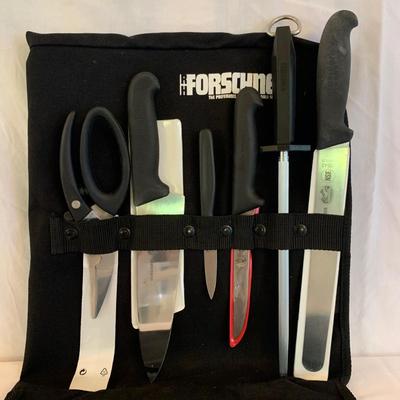 Forschner Victorinox & Messermeister Knives in Fabric Case & More (K-HS)