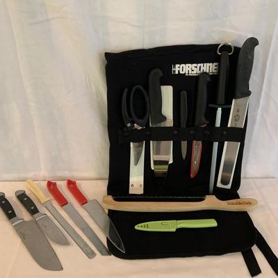 Forschner Victorinox & Messermeister Knives in Fabric Case & More (K-HS)