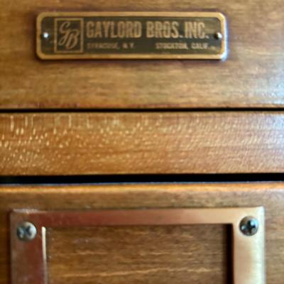Antique card catalogue