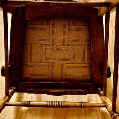 Small Antique padded Rocking Chair