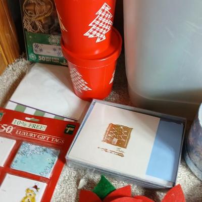 Everything you need for wrapping presents with gift wrap roll storage