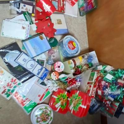 Everything you need for wrapping presents with gift wrap roll storage