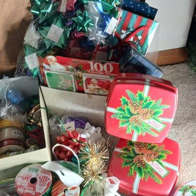 Everything you need for wrapping presents with gift wrap roll storage