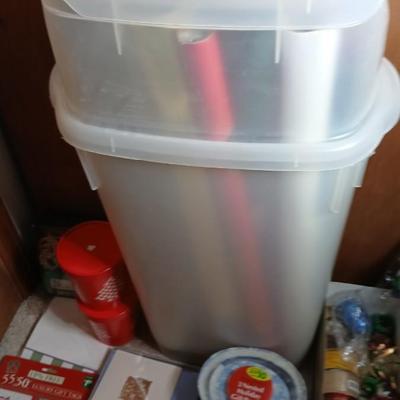 Everything you need for wrapping presents with gift wrap roll storage