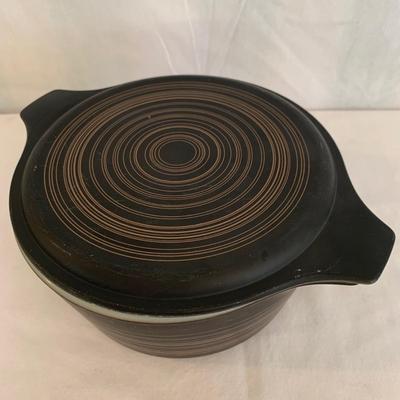 Vintage Pyrex Terra Lidded Casserole Bowl plus Corning Ware Dishes (K-HS)