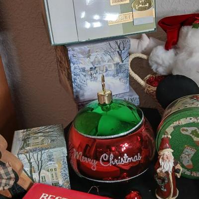 Christmas decorations Santa, Mug set, wreath, reindeer hanging and MUCH MORE