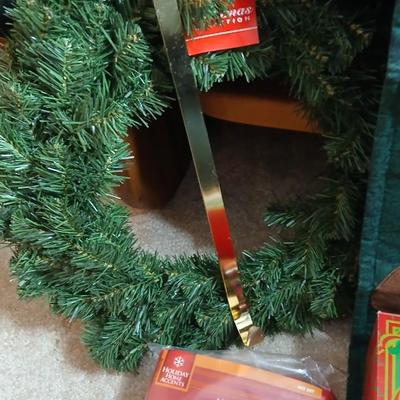Christmas decorations Santa, Mug set, wreath, reindeer hanging and MUCH MORE