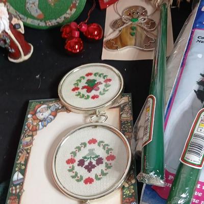 Christmas decorations Santa, Mug set, wreath, reindeer hanging and MUCH MORE