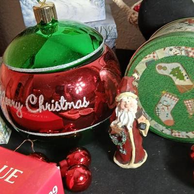 Christmas decorations Santa, Mug set, wreath, reindeer hanging and MUCH MORE