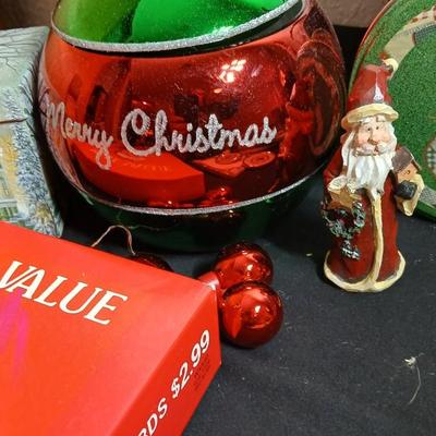 Christmas decorations Santa, Mug set, wreath, reindeer hanging and MUCH MORE