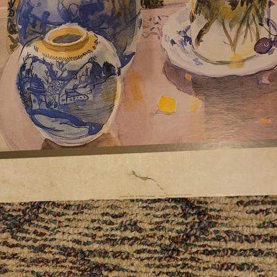 Pictures and antique-ish oval mirror