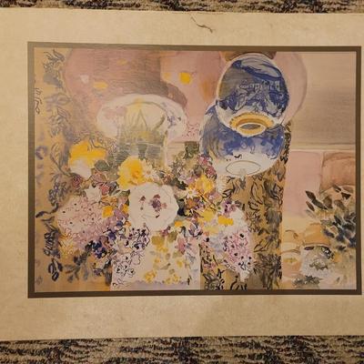 Pictures and antique-ish oval mirror