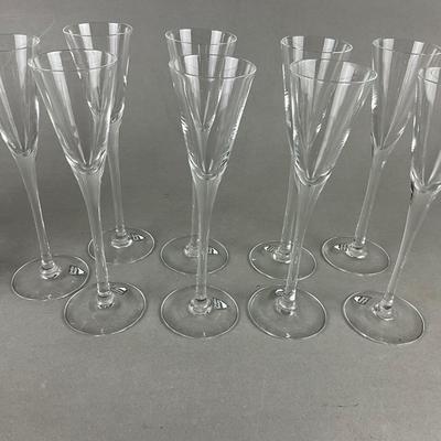 426 Mid Century Orrefors Decanter with 9 Cordials