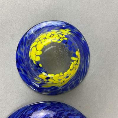 427 Kosta Boda Bowls and Gullaskruf Glass Paperweight