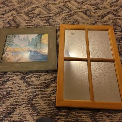 Heavy mirror and wall hanging art