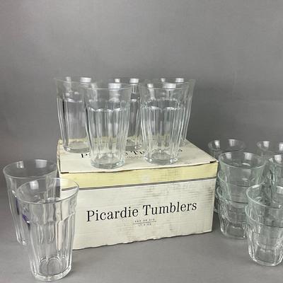 428 Large 40pc set of Williams Sonoma Picardie Tumblers