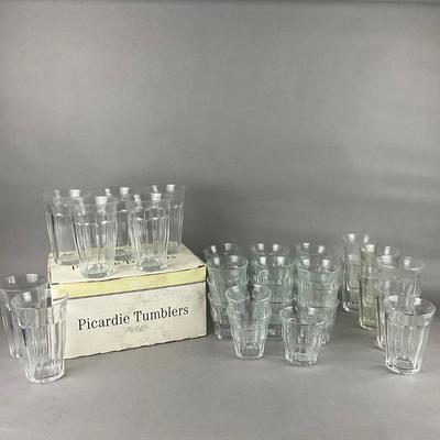 428 Large 40pc set of Williams Sonoma Picardie Tumblers