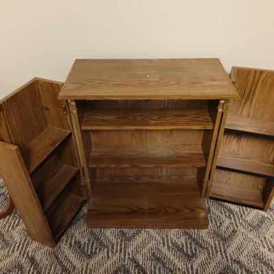 2 locking media cabinets and 2 other pieces