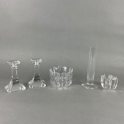 434 Lot of Orrefors Crystal Home Decor