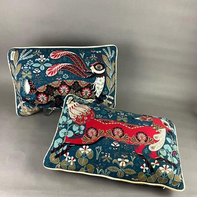 440 Klaus Haapaniemi Swedish Linen Running Fox Pillows