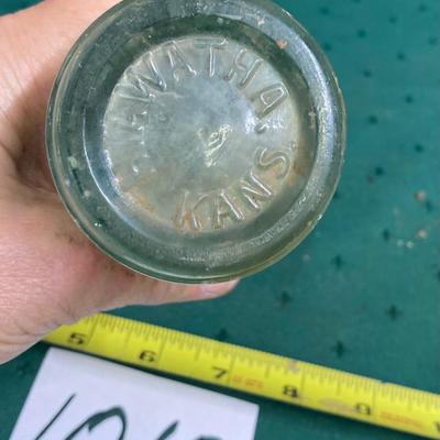 Vintage Hiawatha, Ks Nu Grape Soda Bottle