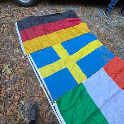 388 International Nylon Flag LOT