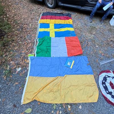 388 International Nylon Flag LOT