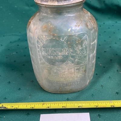 Vintage Sunshine Coffee Jar