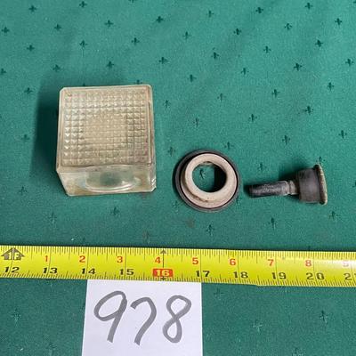 Vintage Self Closing Ink Well