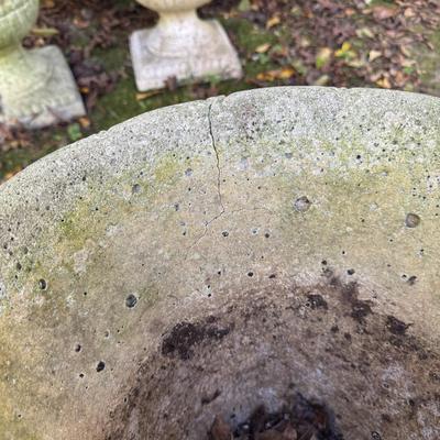 395 Pair of Concrete Planters.