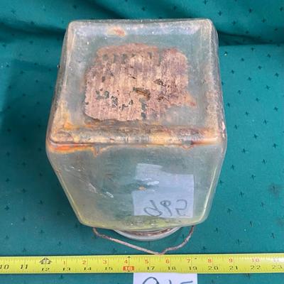 Vintage Butter Churn Jar Only