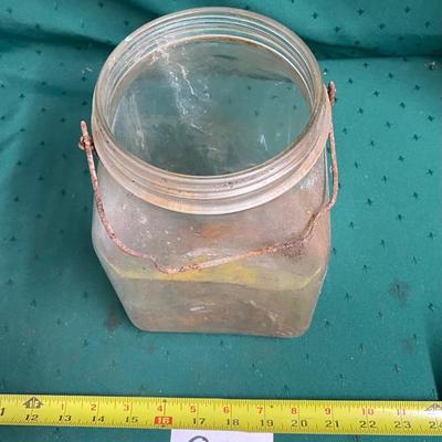 Vintage Butter Churn Jar Only