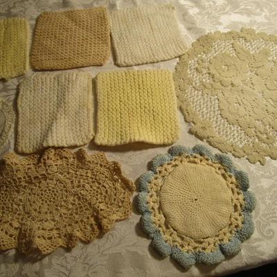 Doilies and hot pads