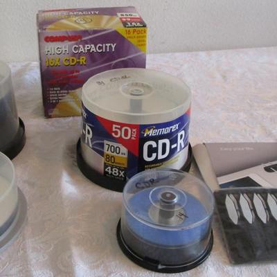 CD-R (45), DVDR (57), Mini CDR (14), 2 pkg cable clips