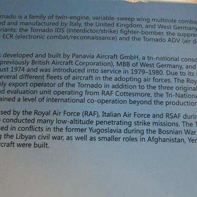 Panavia Tornado model airplane