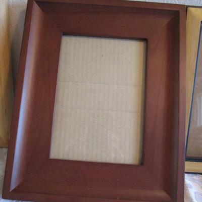 3 Picture frames, 1 shadow box
