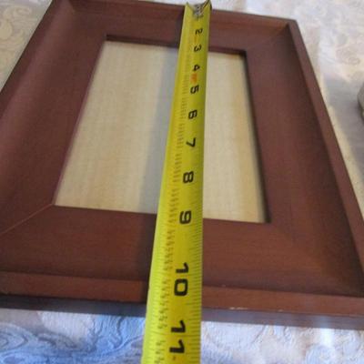 3 Picture frames, 1 shadow box