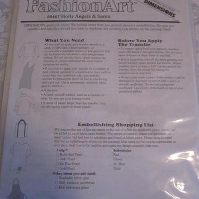 4 Iron-on Christmas transfers