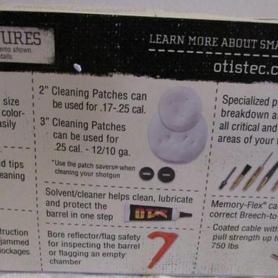 Otis breech-to-muzzle gun cleaning systemwith case