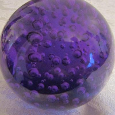 Paper weight - purple