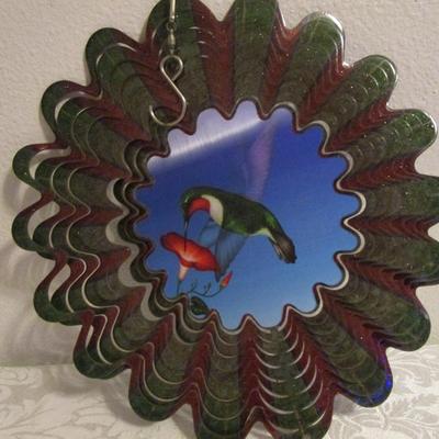 Hummingbird hanging decoration, metal