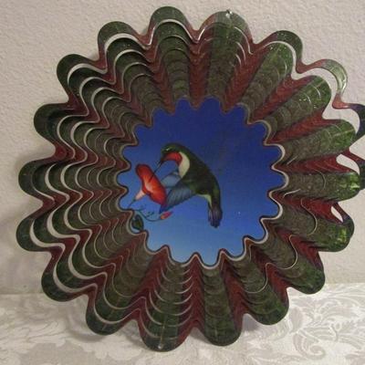 Hummingbird hanging decoration, metal