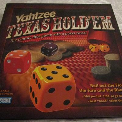 Yahtzee Texas Hold 'Em game