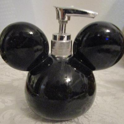 Mickey Mouse soap dispenser